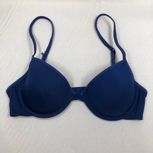Xhilaration Navy Blue Padded Underwire Bra 38C